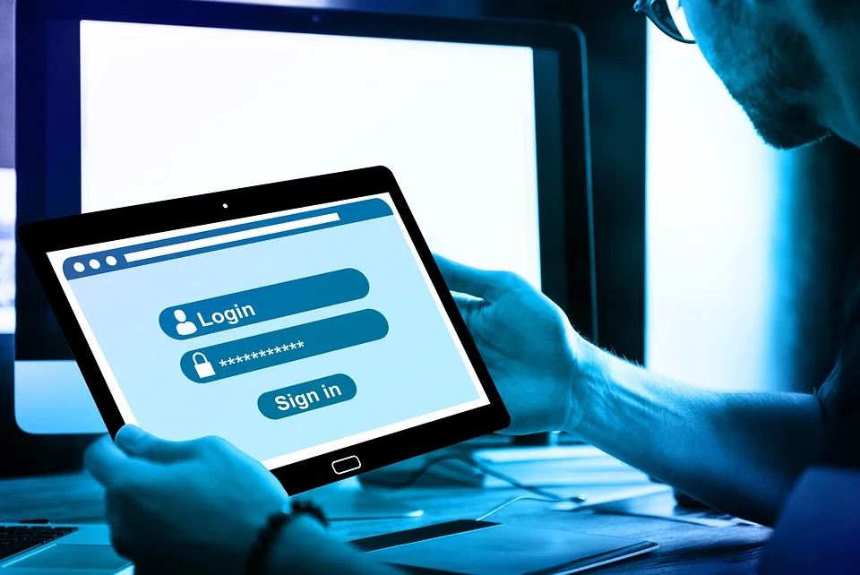 Registration, Login, Keyboard, Man, Tablet, Hand, Write
